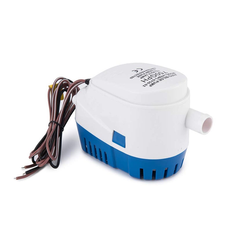 Dontmiss Automatic Submersible small Boat Bilge Pump 12v 750gph Auto with Float Switch 3/4 inch (19mm) Outlet Dia, bilge pumps for boats - Image 5